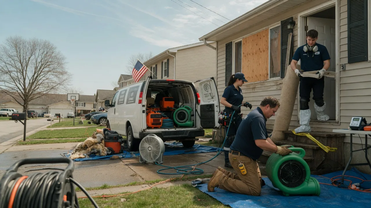 Water Damage Restoration in De Soto, IA near me